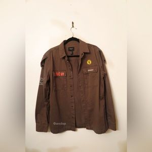 Forever 21 graphic utility jacket